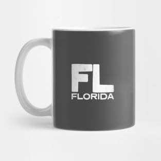 FL Florida State Vintage Typography Mug